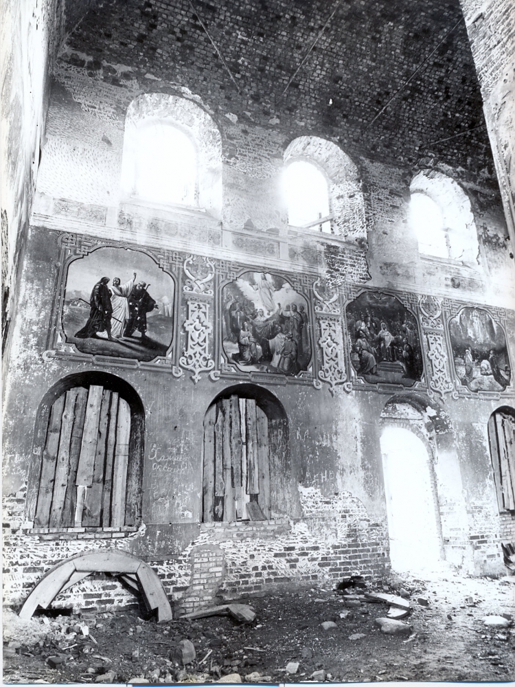 Заборовье, интерьеры храма, 1980-е гг.